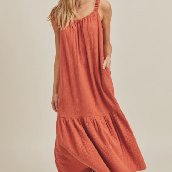 Lush Dresses & Skirts - NWOT Lush low back soft spun maxi